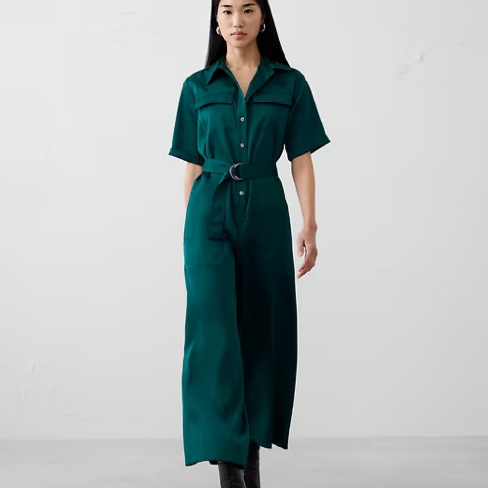 NWT Teal Jumpsuit Banana Republic Factory